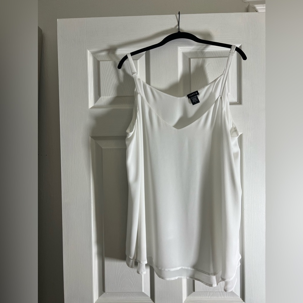 Torrid White Chiffon Swing Cami Sz 2x
